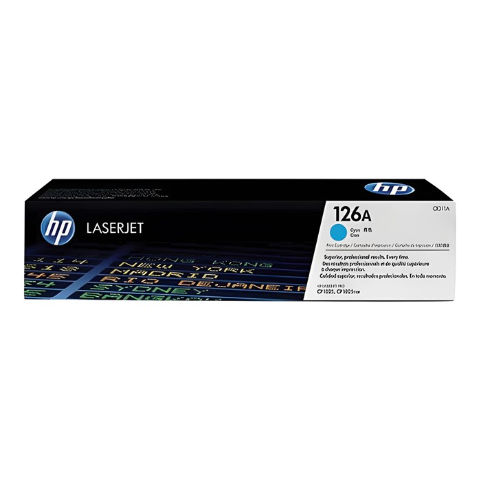 Картридж лазерный HP (CE311A) CLJ CP1025/CP1025NW, №126A, голубой, оригинальный, ресурс 1000 страниц 360878