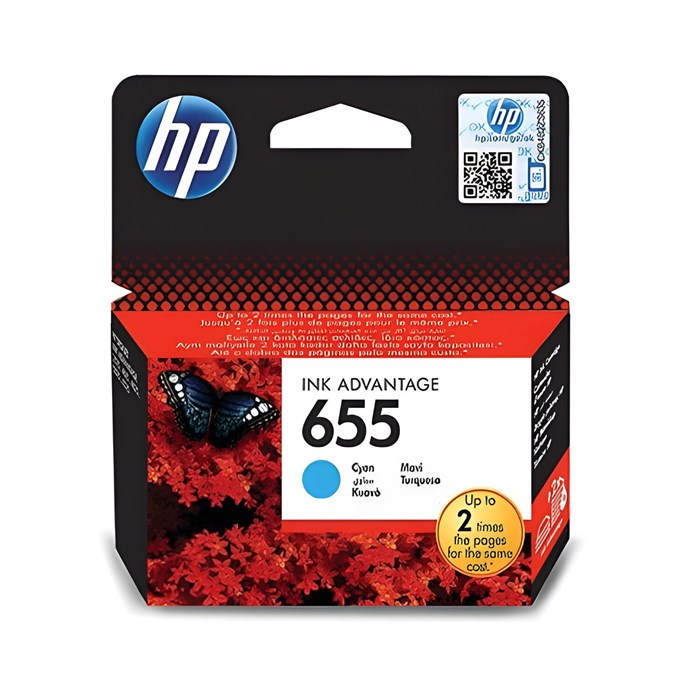 Картридж струйный HP (CZ110AE) Deskjet Ink Advantage 3525/5525/4515/4525 №655, голубой, оригинальный 361010