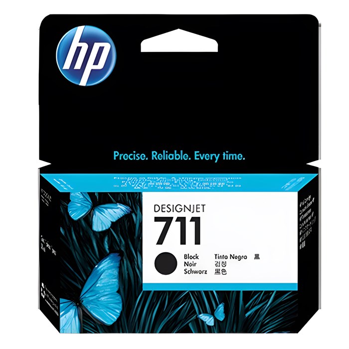 Картридж струйный для плоттера HP (CZ129A) DesignJet T120/T520, №711, черный, оригинальный 361141
