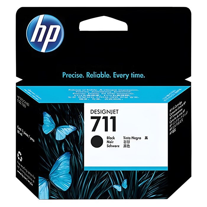 Картридж струйный для плоттера HP (CZ133A) DesignJet T120/T520, №711, черный, оригинальный, увеличенной емкости 361145