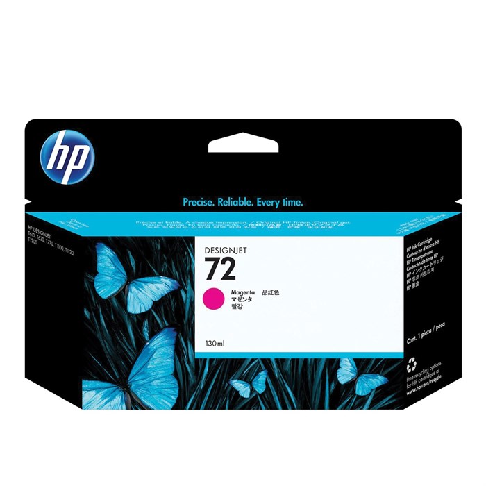 Картридж струйный для плоттера HP (C9372A) Designjet T610/795/1100 и др., №72, пурпурный, 130 мл, оригинальный 361342