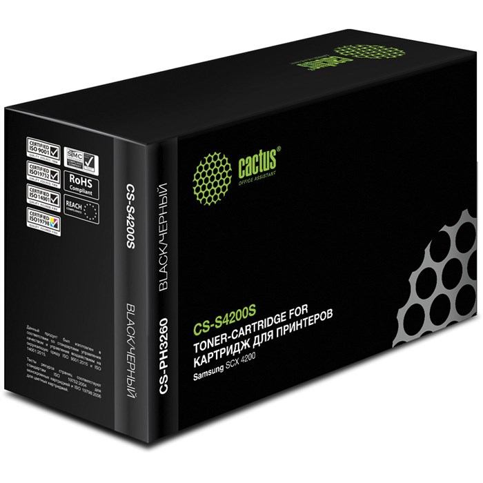 Картридж лазерный CACTUS (CS-S4200S) для SAMSUNG SCX-4200/4220, ресурс 2500 стр. 361780