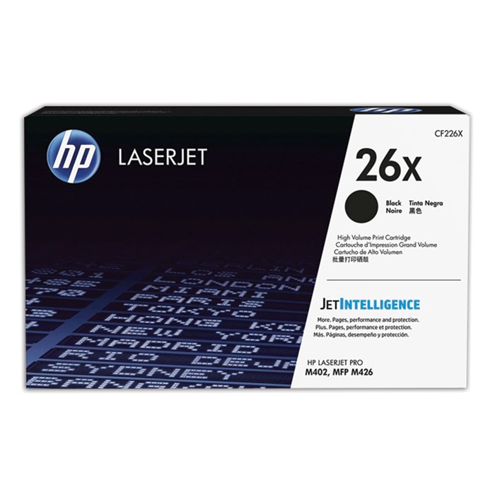 Картридж лазерный HP (CF226X) LaserJet Pro M402d/n/dn/dw/426dw/fdw/fdn, №26X, оригинальный, увеличенный ресурс 9000 страниц 361834
