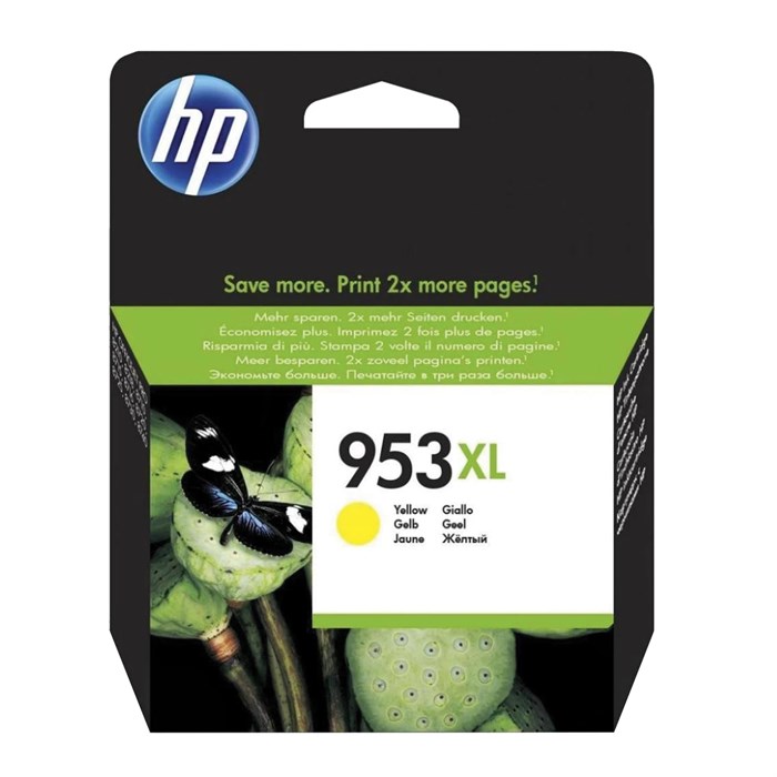 Картридж струйный HP (F6U18AE) Officejet Pro 8710/8210 №953XL, желтый, увеличенный ресурс 1600 стр., оригинальный 362291