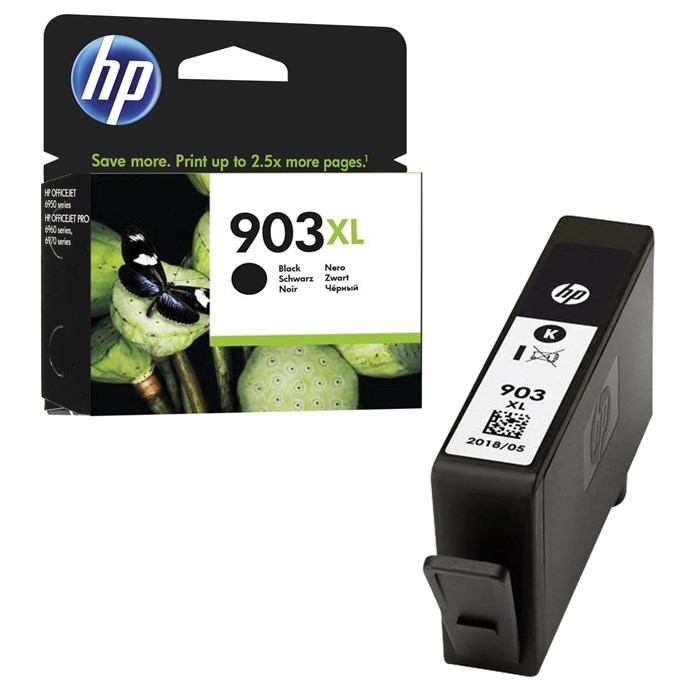 Картридж струйный HP (T6M15AE) OfficeJet 6950/6960/6970 №903XL, черный, увеличенный ресурс 825 стр., оригинальный 362339