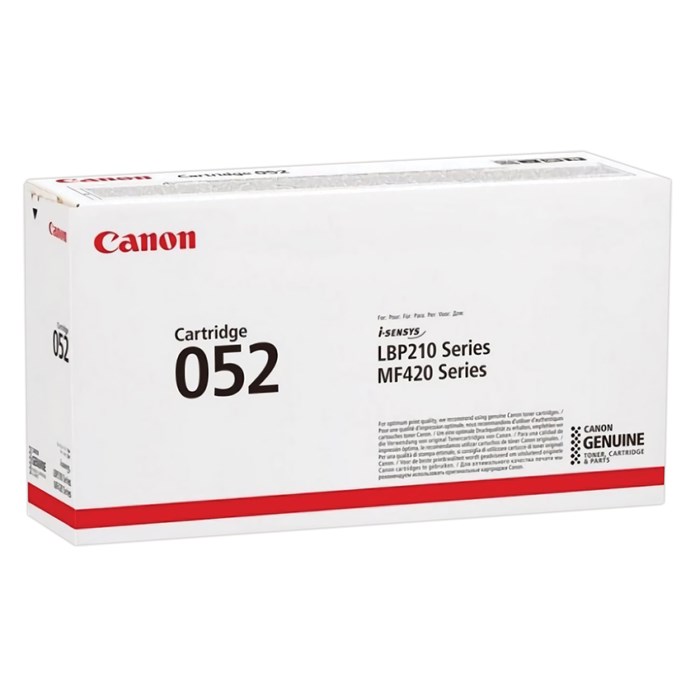 Картридж лазерный CANON (052) I-SENSYS MF421/426/428/429/LBP212/214/215, черный, ресурс 3100 стр., оригинальный, 2199C002 363040