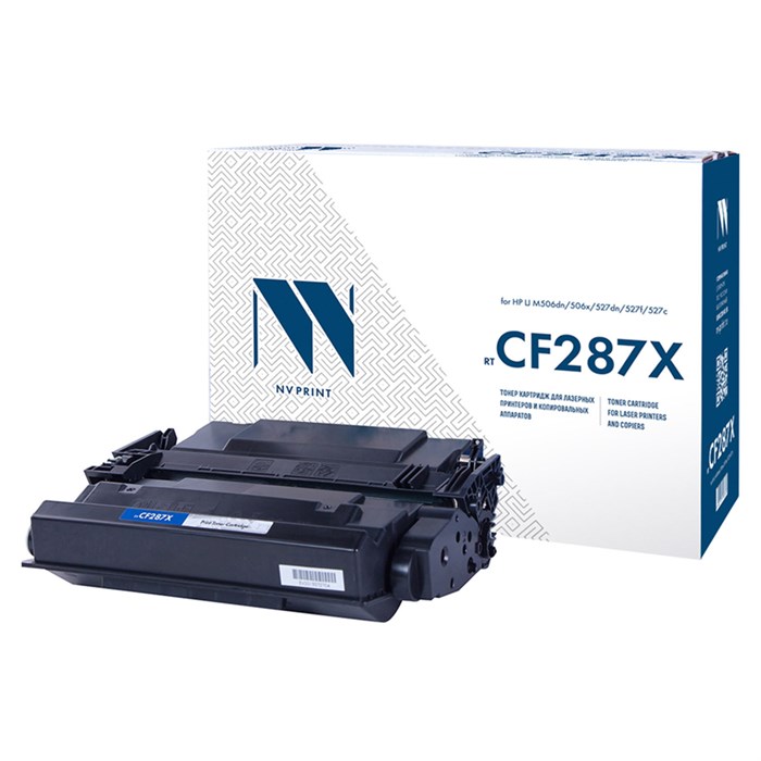 Картридж лазерный NV PRINT (NV-CF287X) для HP LJ M501n/506dn/527dn/527c, ресурс 18000 страниц 363278