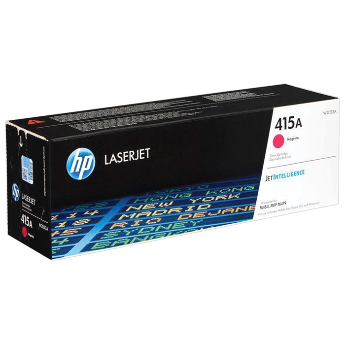 Картридж лазерный HP (W2033A) Color LaserJet M454dn/M479dw и др, №415A, пурпурный,, оригинальный, ресурс 2100 страниц 363302
