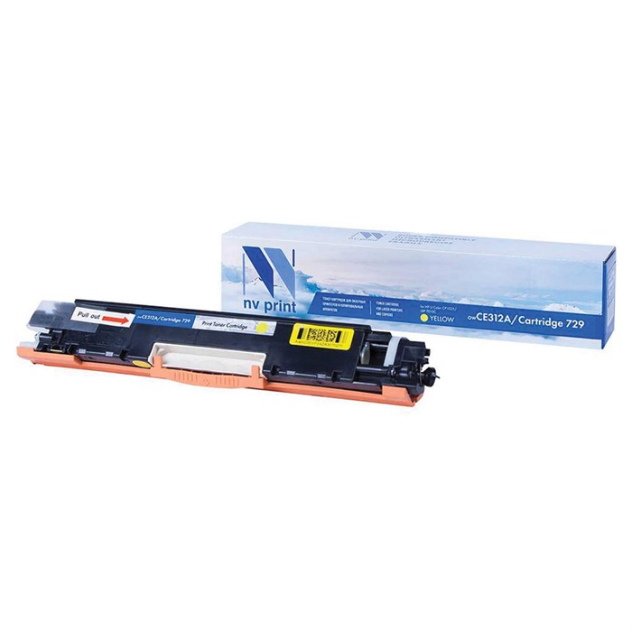 Картридж лазерный NV PRINT (NV-CE312A/729Y) для HP M175nw/CP1025nw/CANON LBP7010C, желтый, ресурс 1000 страниц 363396