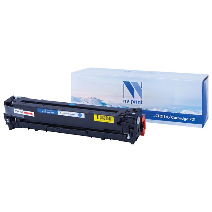 Картридж лазерный NV PRINT (NV-CF211A/731C) для HP M251nw / M276nw / CANON LBP-7110Cw, голубой, ресурс 1800 страниц 363403