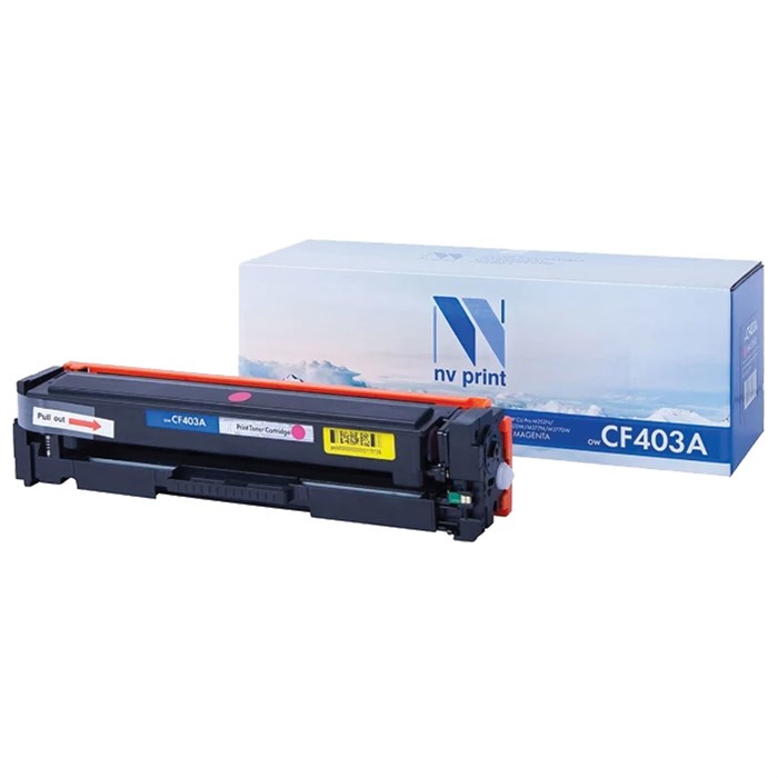 Картридж лазерный NV PRINT (NV-CF403A) для HP M252dw/M252n/M274n/M277dw/M277n7, пурпурный, ресурс 1400 страниц 363414