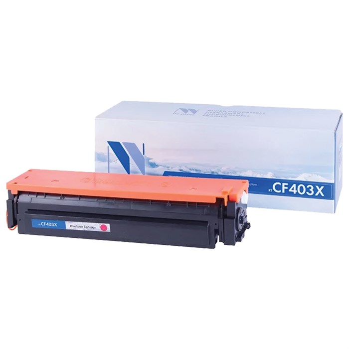 Картридж лазерный NV PRINT (NV-CF403X) для HP M252dw/M252n/M274n/M277dw/M277n, пурпурный, ресурс 2300 страниц 363418