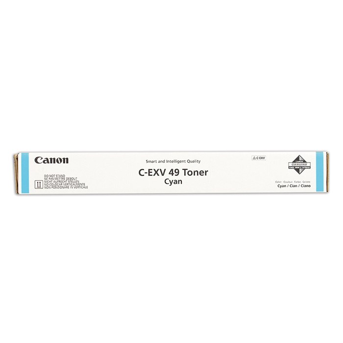 Тонер CANON (C-EXV49C) для Canon IR C3320/C3320i/C3325i/C3330i/C3500, голубой, ресурс 19000 страниц, оригинальный, 8525B002 363505