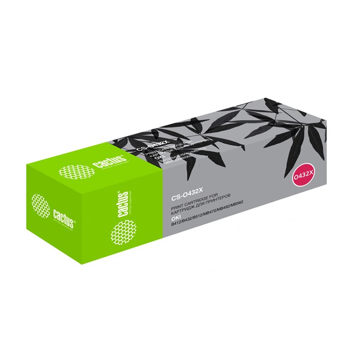 Картридж лазерный CACTUS (CS-O432X) для Oki B432/MB492, ресурс 7000 страниц 363720