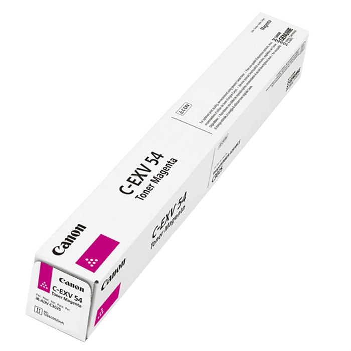 Тонер CANON (C-EXV54M) C3025i, пурпурный, оригинальный, ресурс 8500 страниц, 1396C002 363758