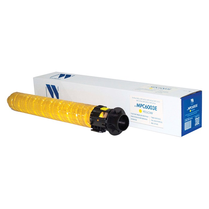 Картридж лазерный NV PRINT (NV-MPC6003EY) для Ricoh MP C4503SP/C4504SP/C4504ASP, желтый, ресурс 22500 страниц 364344