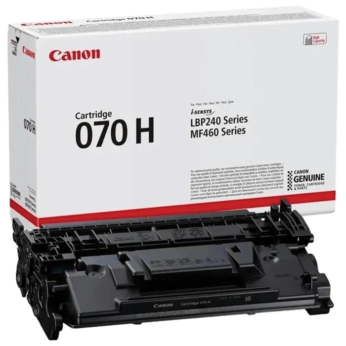 Картридж лазерный CANON (070H) LBP240/MF460, ресурс 10200 стр., оригинальный, 5640C002 364392