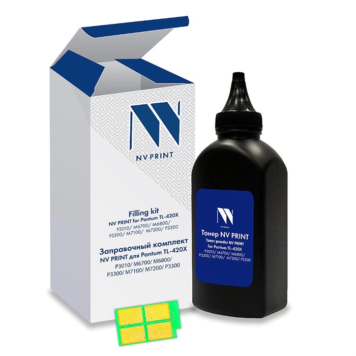 Заправочный комплект NV PRINT (NV-ZKTL-420X) Pantum P3010/M6700/M6800, тонер + чип, ресурс 6000 стр. 364394