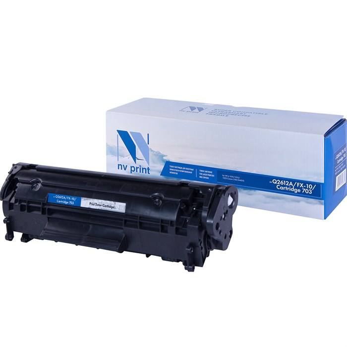 Картридж лазерный NV PRINT (NV-Q2612A/FX-10/703) для HP/CANON LaserJet/i-SENSYS, ресурс 2000 стр. 362888 - фото 44401