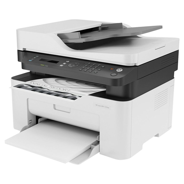 МФУ лазерное HP Laser 137fnw "4 в 1", А4, 20 стр./мин., 10000 стр./мес., АПД, Wi-Fi, сетевая карта, 4ZB84A 354359