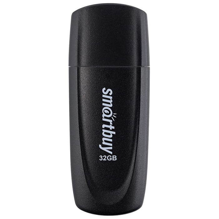 Флеш-диск 32 GB SMARTBUY Scout USB 2.0, черный, SB032GB2SCK 513766
