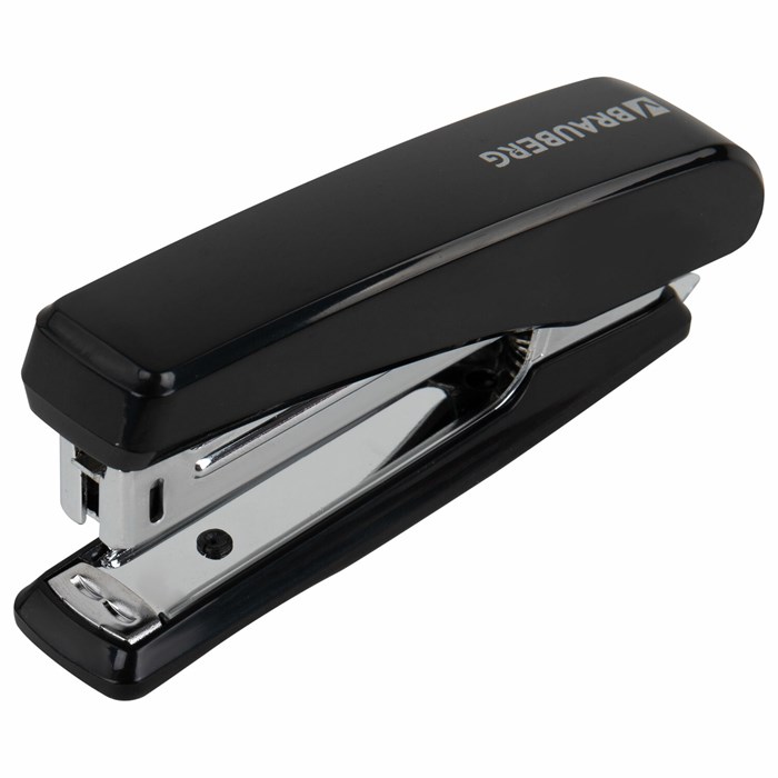 степлeр №10 BRAUBERG "Standard", до 20 листов, черный, 272754 272754