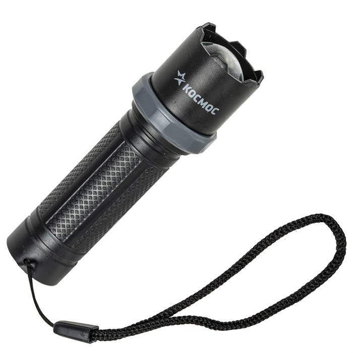Фонарь аккумуляторный КОСМОС 1 Вт, LED, Li-ion, заряд от USB, KOS117Lit 238266