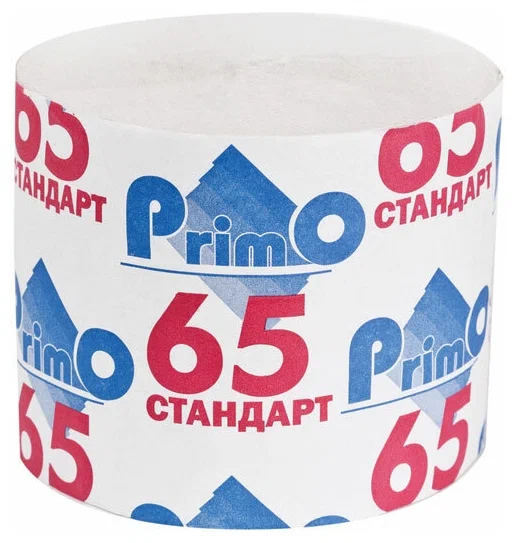 Бумага туалетная PRIMO ЧАЛТЫРЬ С5 65 без втулки ш/к 311184 311184