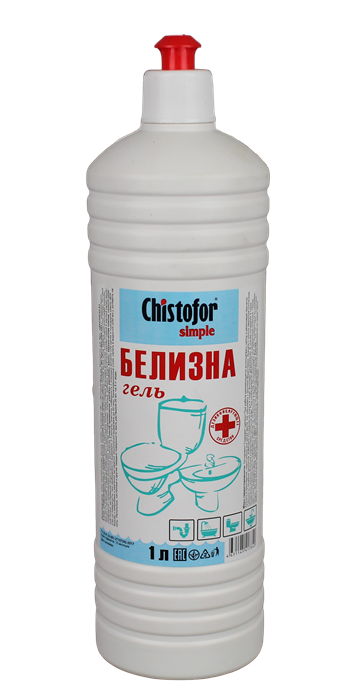 Средство для отбеливания и дезинфекции БЕЛИЗНА Гель Chistofor   1л (классич.) 31710