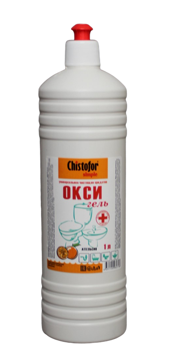 Средство чиcтящее кислотное Chistofor Simple ОКСИ гель, 1 л 31910