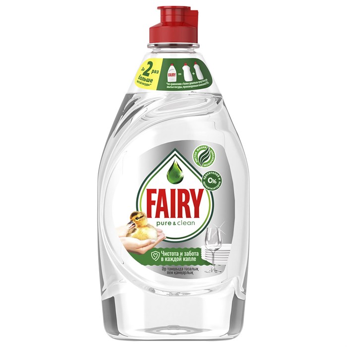 Средство для мытья посуды 450 мл, FAIRY (Фейри) "Pure & Clean" 605886