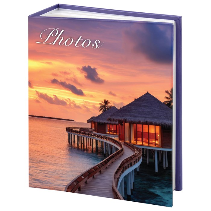 Фотоальбом BRAUBERG "Paradise" на 200 фото 10х15 см, твердая обложка, 391429 391429