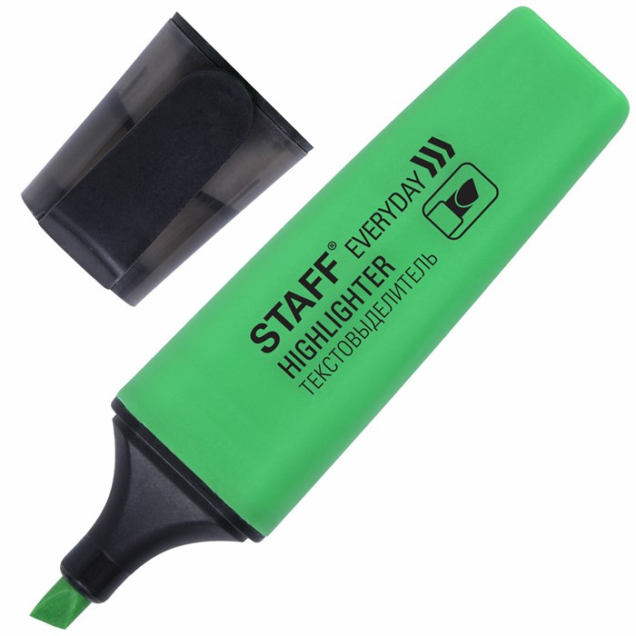 Текстовыделитель STAFF "EVERYDAY HL-638", линия 1-5 мм 151639