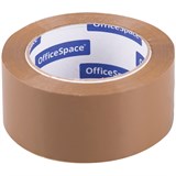 Клейкая лента упаковочная OfficeSpace, 48мм*100м, 45мкм, темная, ШК O255780