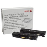 Картридж лазерный XEROX (106R02782) WC 3225/Phaser 3052/3260, оригинальный, КОМПЛЕКТ 2 шт., ресурс 2х3000 страниц 361827