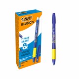 {{productViewItem.photos[photoViewList.activeNavIndex].Alt || productViewItem.photos[photoViewList.activeNavIndex].Description || 'Ручка стираемая гелевая с грипом BIC &quot;Gelocity Illusion&quot;, СИНЯЯ, корпус синий, линия 0,3 мм, 516518'}}