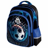 Рюкзак BRAUBERG KIDS FLOSSY, 2 отделения, 3 кармана, "Soccer Club", 3D-панель, 40х28х18 см, 273181 273181