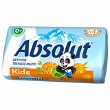 Мыло туалетное детское 90 г, ABSOLUT KIDS "Календула", натуральное, 07357, 6063 609029