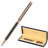Ручка подарочная шариковая GALANT "ASTRON BRONZE", корпус металлический, детали розовое золото, узел 0,7 мм, синяя, 143524 143524