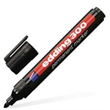 Маркер перманентный (нестираемый) EDDING "300", ЧЕРНЫЙ, круглый наконечник, 1,5-3 мм, E-300/1 150700