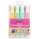 Набор текстовыделителей ЮНЛАНДИЯ 4 шт., АССОРТИ, "COLORSTAR PASTEL", линия 1-4 мм, 151716 151716