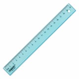 Линейка пластиковая 20 см, ПИФАГОР, прозрачная, тонированная, 210831 210831