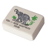 Ластик KOH-I-NOOR "Слон" 300/80, 26х18,5х8 мм, белый/цветной, прямоугольный, натуральный каучук, 0300080018KDRU 220400