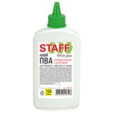 Клей ПВА STAFF EVERYDAY, 150 г, с дозатором, 225176 225176