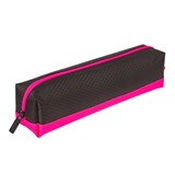 Пенал-косметичка BRAUBERG, мягкий, "Black&Bright", черно-розовый, 21х5х5 см, 229006 229006