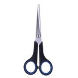 Ножницы BRAUBERG Soft Grip, 165 мм, черно-синие, резиновые вставки, 3-х сторонняя заточка, 230761 230761