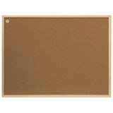 Доска пробковая для объявлений 80x60 см, деревянная рамка, 2х3 ECO,, TC86/C 236527
