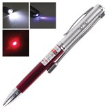 Указка лазерная, радиус 200 м, красный луч, LED-фонарь, стилус, детектор купюр, ручка, TD-RP-36 236946