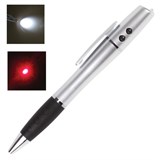 Указка лазерная, радиус 200 м, LED-фонарь, шариковая ручка, линия 0,5 мм, LH612 236948