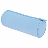 Пенал-тубус BRAUBERG, с эффектом Soft Touch, мягкий, пастельно-голубой, 22х8 см, 272300 272300